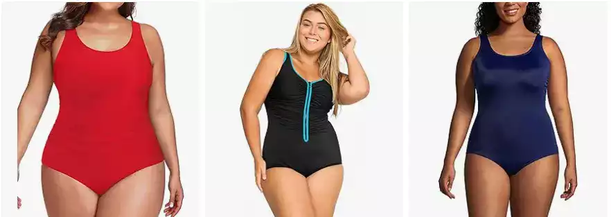 Plus Size Chlorine Resistant Swimwear