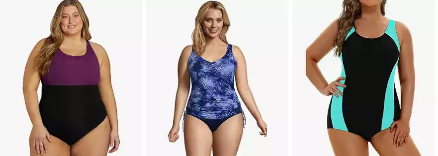 Plus Size Chlorine Resistant Swimsuit
