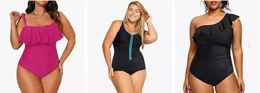 Plus Size One Piece Swimwear