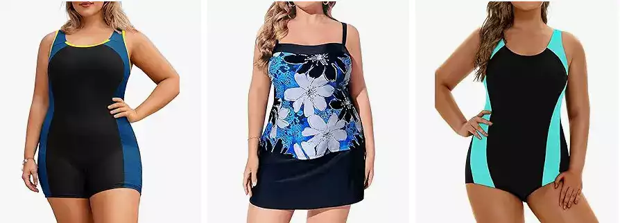 Plus Size One Piece Swimwear