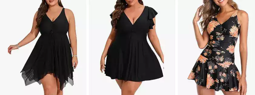 Plus Size Swimdress Swimwear for Canadian Women
