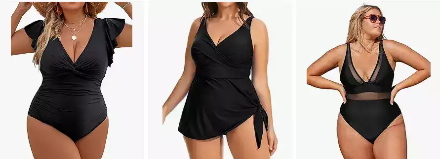 Plus Size Tummy Control Swimwear