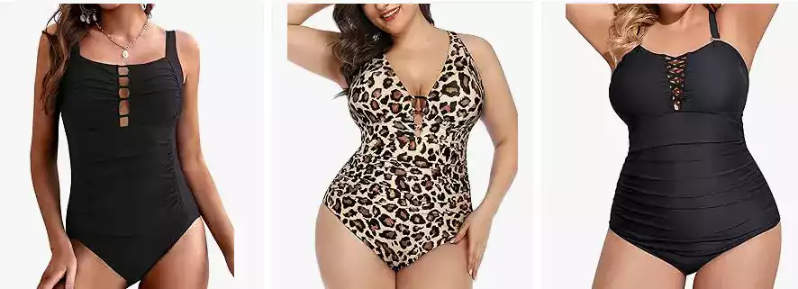 Plus Size Tummy Control Swimsuit