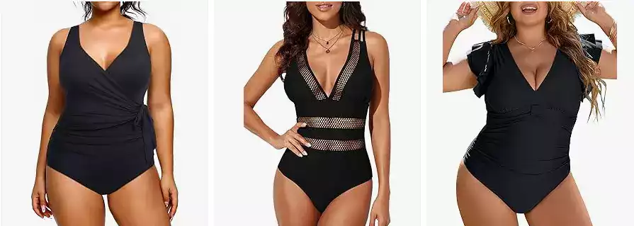 Plus Size Tummy Control Swimwear
