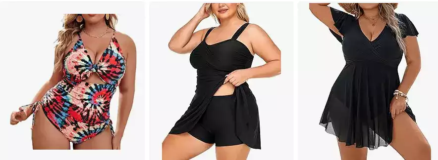 Plus Size Tummy Control Swimsuit