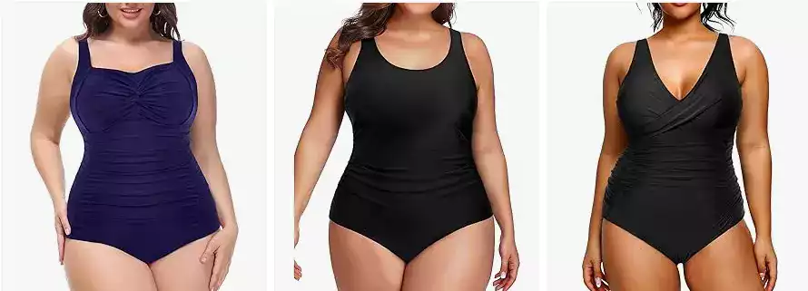 Plus Size Tummy Control Bathing Suit